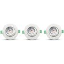 Ellen Infälld downlight Dim-to-Warm 520lm IP65 3-pack Vit