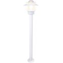 Stig Bollard Pollare 100cm E27-sockel IP44 Vit