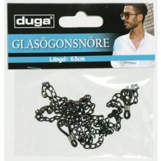 Glasögonsnöre Senilsnöre Glasögon metall 63 cm