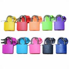 10-pack Små Färgglada Hänglås - Praktiska Bagagelås