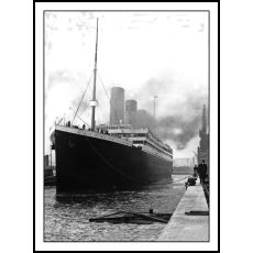 TITANIC 35x50 499 Tavla med ram (svart)