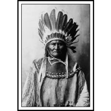 Geronimo 1907 70x100 995 Tavla med ram (svart)