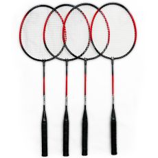 Badmintonset 4 Spelare med Nät