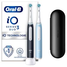 Eltandborste iO3 Duo Matt Black / Ice Blue