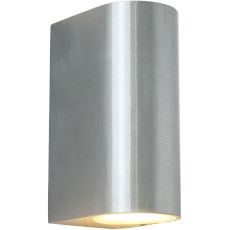 Mats II Väggarmatur 2xGU10-sockel IP44 Aluminium