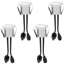 Allan Decklight kit 4-pack inkl strömadapter 12V 3000K 10lm IP67