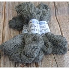Hobby365:s egna 2-trådiga Ullgarn Mörkgrå