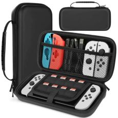 Hård Förvaringsväska, Kompatibelt Fodral till Nintendo Switch, Svart