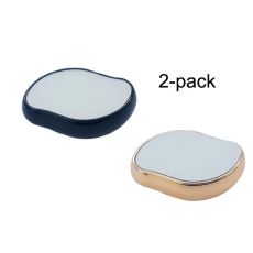 2-pack Svart / Guld Smärtfri fysisk hårborttagning Epilatorer Crystal Hair Eraser