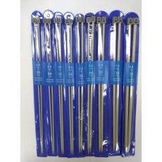 Set med 11 par Jumperstickor i aluminium