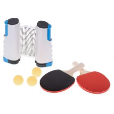 Bordtennis set med justerbar nät | Professionell bordtennisset med 2 bordtennisracket