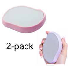 2-pack Rosa / Lila Smärtfri fysisk hårborttagning Epilatorer Crystal Hair Eraser