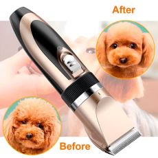 Professionell Pälstrimmer för Hund & Katt - Guld - Grooming Hair Clipper