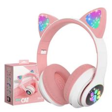 kattöron headset sladdlösa katt bluetooth hörlurar