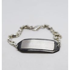 Armband med platta