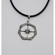 "Compass of life" Ställbar läderrem