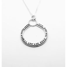 Halsband med fin text