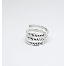 Spiralring med mönster