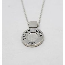 Styrkeamulett helt i silver