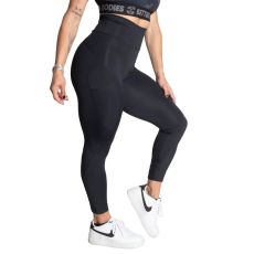 High Waist Leggings, black, medium