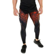 Gavelo Marvellizzard Tights, black/red, small