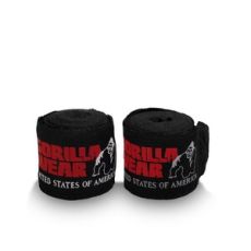 Gorilla Wear Boxing Hand Wraps, black, 2,5 m