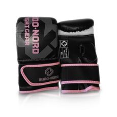 Budo-Nord Säckhandske Speed ll, svart/rosa, medium