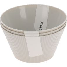 Skål Grå 3-pack Melamin