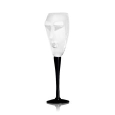 Målerås - Masq Kubik - Champagne glas - Vit design Mats Jonasson