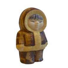 Gustavsberg - Figurin All världens barn Inuit tjej Unicef design Lisa Larson