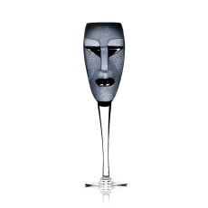 Målerås - Masq Kubik - Champagne glas - Svart design Mats Jonasson