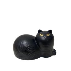 Gustavsberg - Katten Maj Svart design Lisa Larson