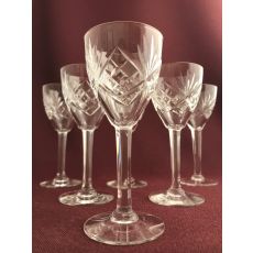Orrefors - Helga - 6 st Starkvin glas design Fritz Kallenberg
