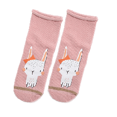 Animal babysocka rosa