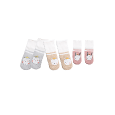 Krypa Babysocken 3-pack