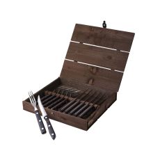 Gense Old Farmer Classic Steakbestick/grillbestick 12 delar Trä/Stål