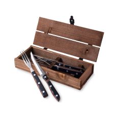 Gense Old Farmer Classic Steakbestick/grillbestick 4 delar Trä/Stål