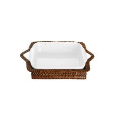 Pillivuyt Korg kvadrat 22 x 22 cm Ljus/Mörk brun