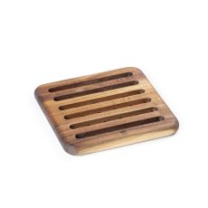 HOLM Grytunderlägg 18 x 18 cm Akaciaträ