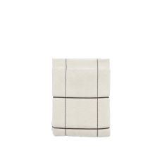 Södahl organic Vista Handduk 50 x 100 cm Offwhite rutig