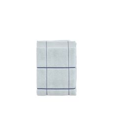 Södahl organic Vista Handduk 50 x 100 cm Linen blue rutig