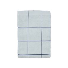 Södahl organic Vista Handduk 70 x 140 cm Linen blue rutig