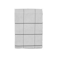 Södahl organic Vista Handduk 70 x 140 cm Cloud grey rutig