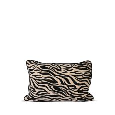 Kudde Anima zebra svart L 60x40 cm