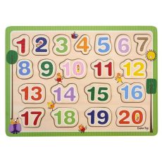 Barbo Classic Wooden 1-2-3 Puzzle (pussel)