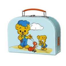 Bamse barnresväska blå, 25cm
