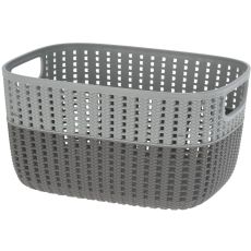 Korg Förvaring Beige Rosa Grå Grön Plast 22x28 cm