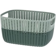 Korg Förvaring Beige Rosa Grå Grön Plast 22x28 cm