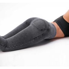 Denim tights dark