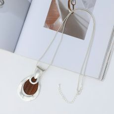 Halsband Silver Wood